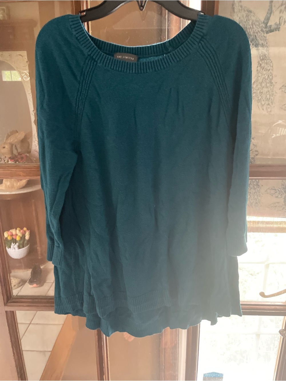 The Limited Teal Swing Pullover Sweater